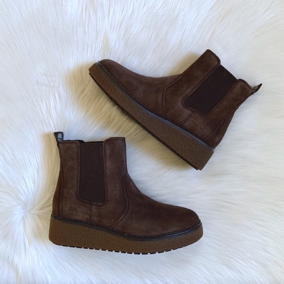 Timberland Bluebell Lane Suede Chelsea Wedge Boots - Picture 3 of 8